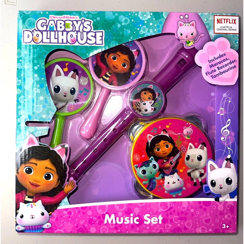 NEW Gabbys Dollhouse Music Set